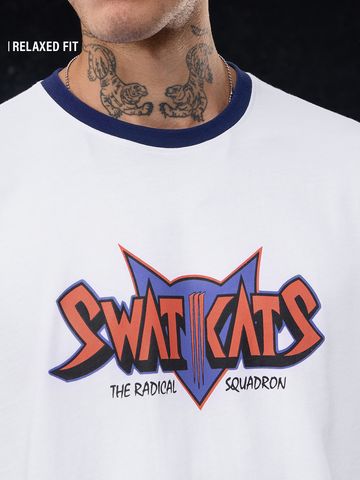 Buy SWAT Kats: Classic Logo Men Oversized T-Shirts Online OS23