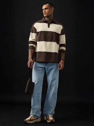 Buy Rugby Polo: Mocha Men Rugby Polo Online OS23