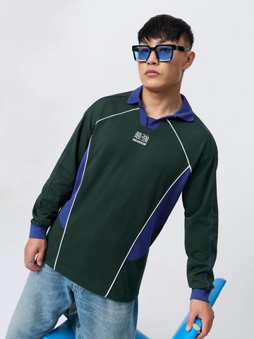 Buy Oversized Polo: Pacific Pine Men Oversized Polo Online P09