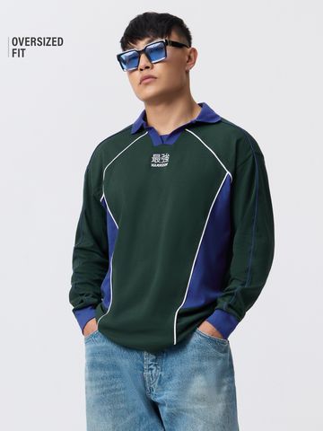 Buy Oversized Polo: Pacific Pine Men Oversized Polo Online P09