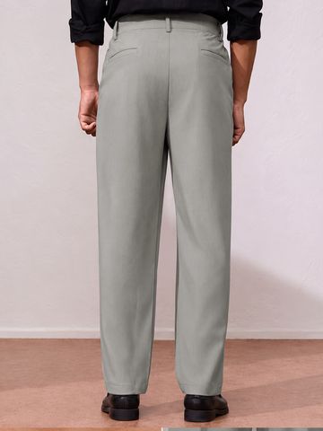 Buy Super-Flex Pants: Melange Beige Men Super Flex Pants Online F56