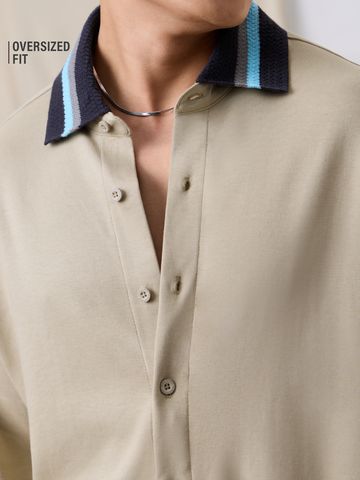 Buy Crochet Casuals: Dune Men Knit Shirts Online C76