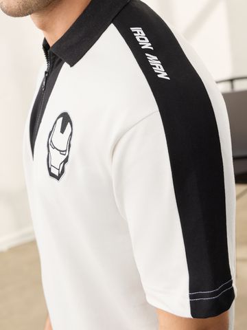 Buy Iron Man: Stark Industries Oversized Zipper Polos Online P09