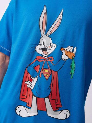 Buy Bugs Bunny: Superhero Men Oversized T-Shirts Online OS23