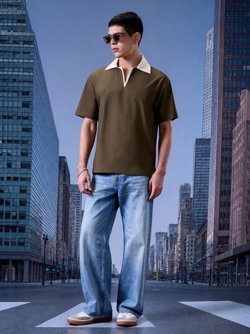 Buy Oversized Polo: Lapis Men Oversized Polo Online OS23