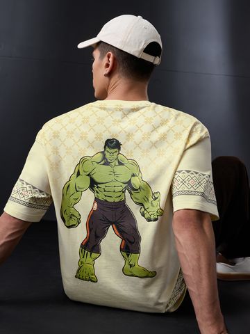 Buy Hulk: Born To Smash Oversized T-Shirts Online OS23