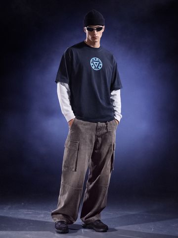 Buy Iron Man: Reactor Core Men Oversized Full Sleeve T-Shirts Online OS23