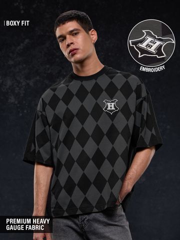 Buy Harry Potter: The School Men Oversized T-Shirts Online OS23
