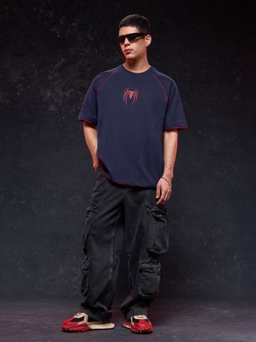 Buy Spider-Man: Red Spidey Men Oversized T-Shirts Online OS23