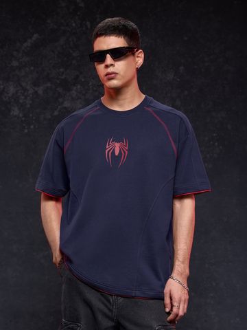 Buy Spider-Man: Red Spidey Men Oversized T-Shirts Online OS23