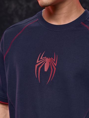 Buy Spider-Man: Red Spidey Men Oversized T-Shirts Online OS23