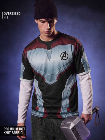 Buy Avengers: Quantum Suit Men Oversized Jerseys Online OS23