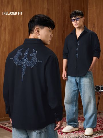 Buy Relaxed-Fit Shirt: Trishul Men relaxed shirts Online C76