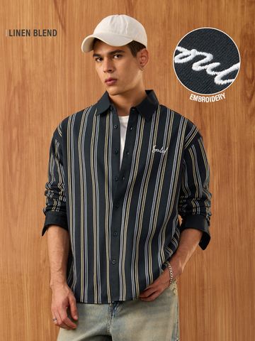 Buy Baseball Shirt: Navy League Men Baseball Shirt Online C76