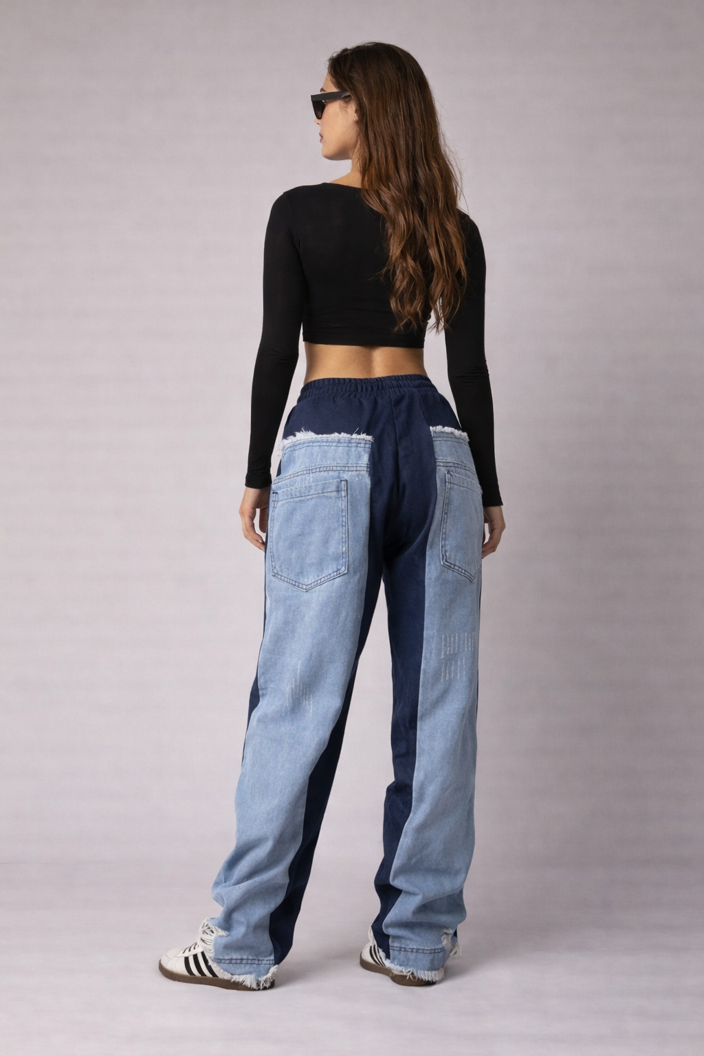 Dual Personality Denim Joggers