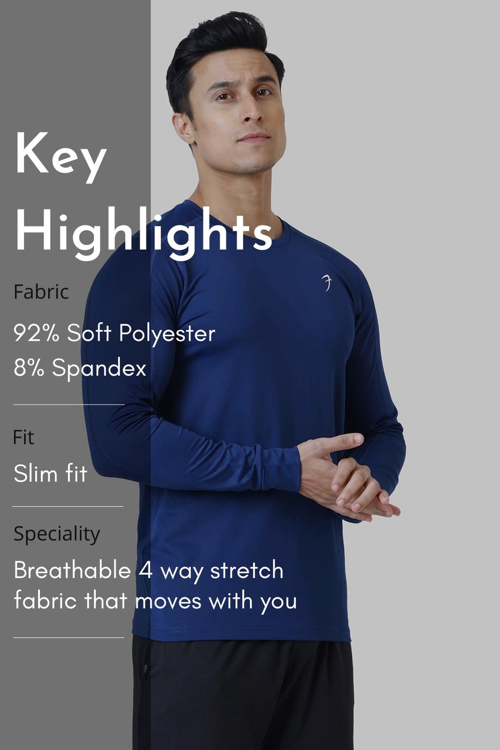 Rush Fullsleeves T-shirt Blue