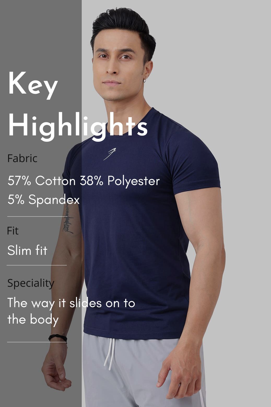 Pulse T-shirt Navy