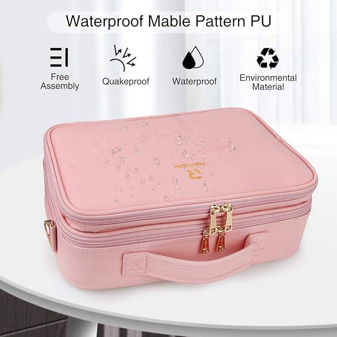 Cosmetic Bag, Makeup Organizer Bag - Baby Pink | C83 - view 5