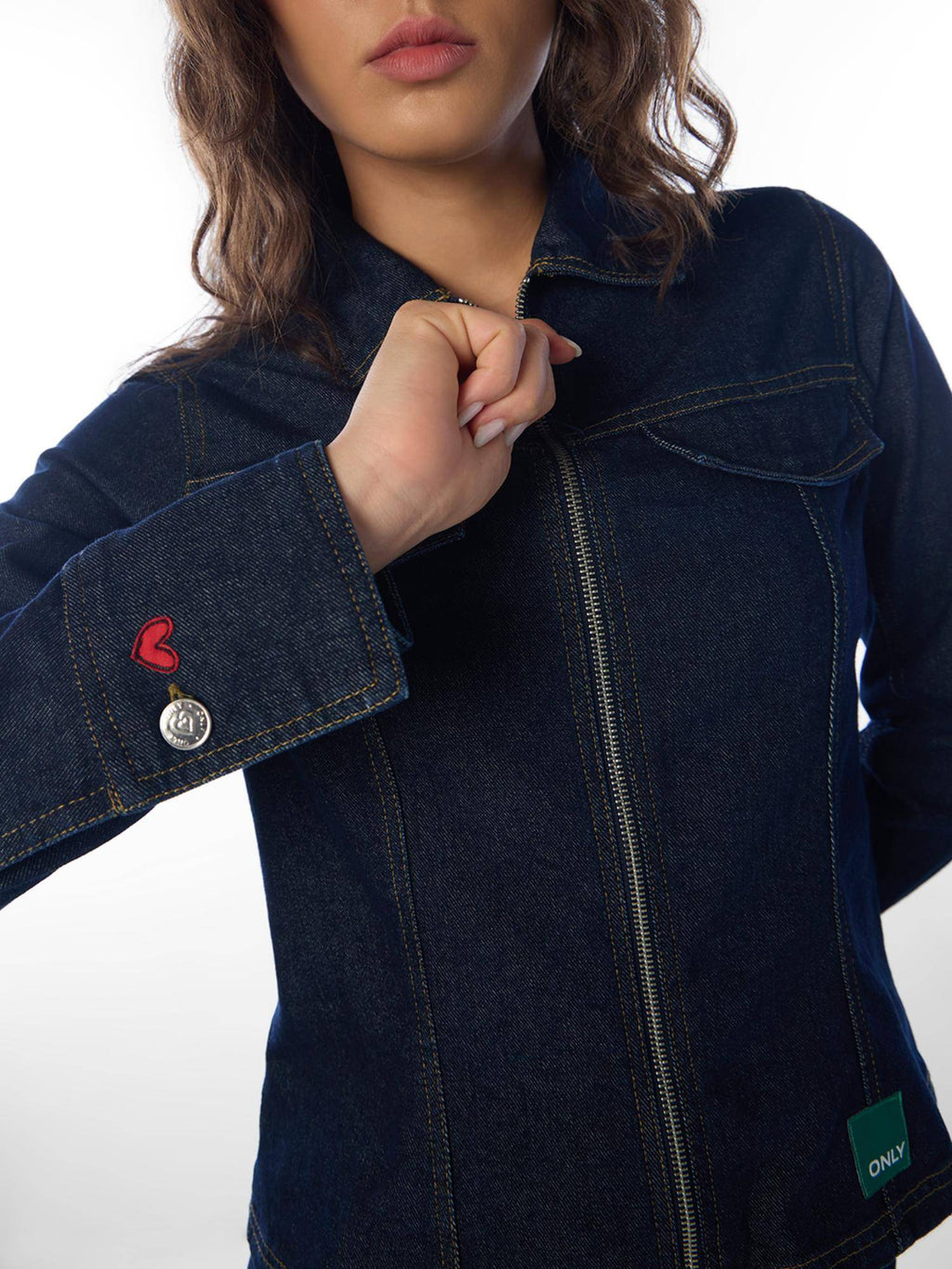 Womens Solid Regular Fit Blue Jacket | JC78 - view 5