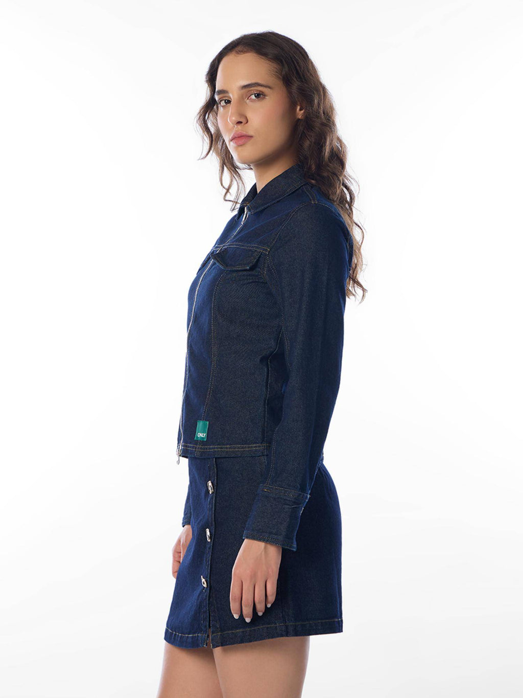 Womens Solid Regular Fit Blue Jacket | JC78 - view 6