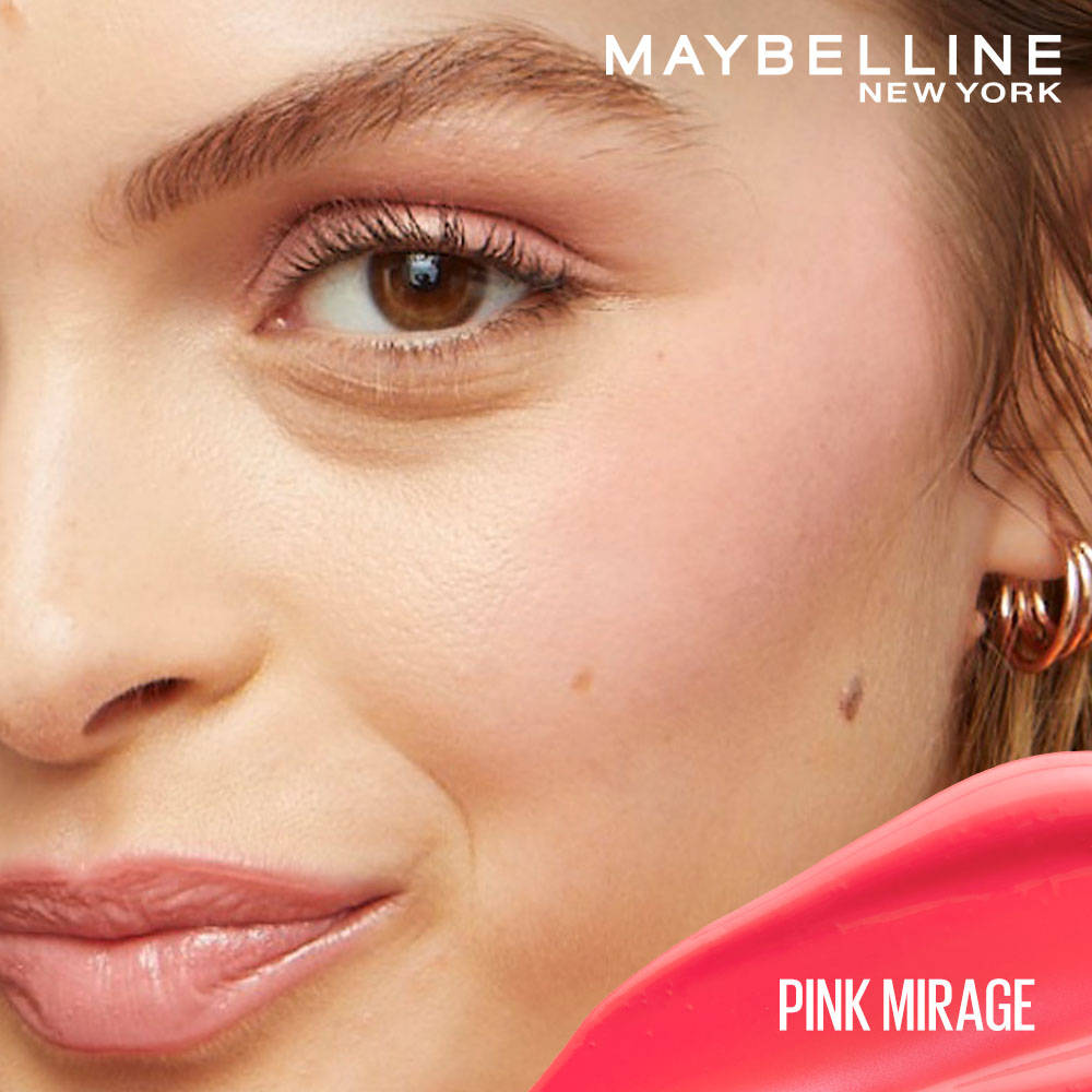 Maybelline Sunkisser Hazy Matte Blush, 12HR Sunkissed Cheeks, Transfer & Sweat-proof, Pink Mirage | F14 - view 5