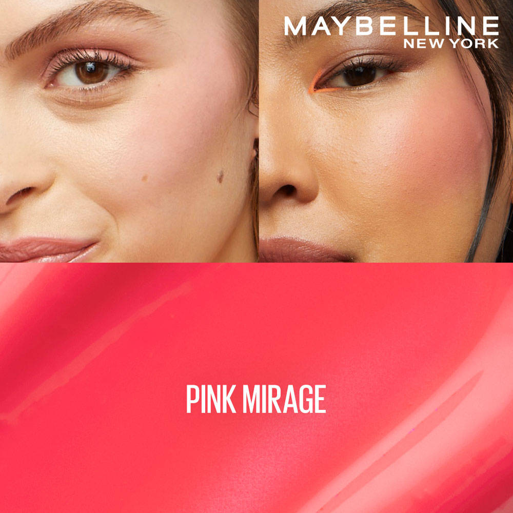 Maybelline Sunkisser Hazy Matte Blush, 12HR Sunkissed Cheeks, Transfer & Sweat-proof, Pink Mirage | F14 - view 6