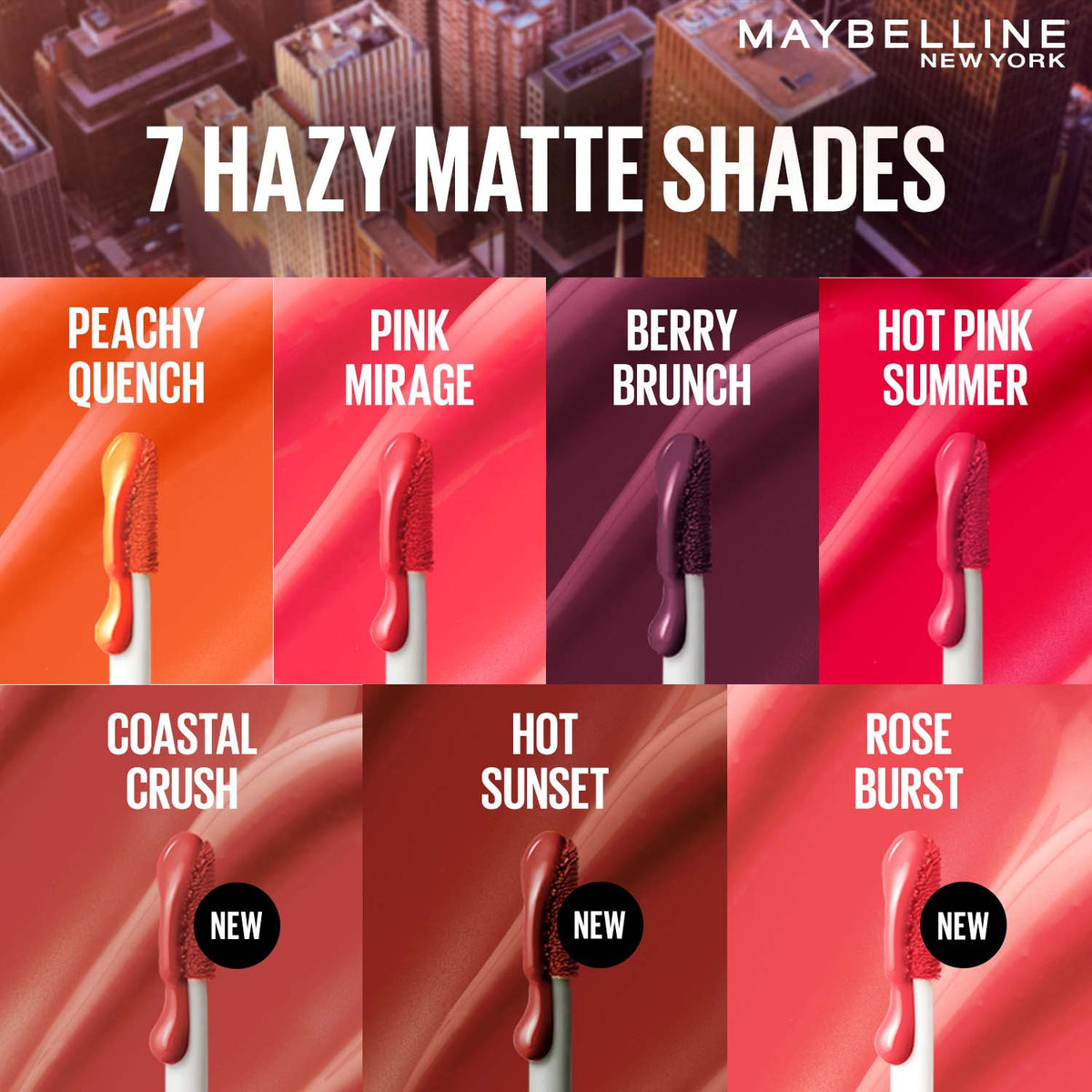 Maybelline Sunkisser Hazy Matte Blush, 12HR Sunkissed Cheeks, Transfer & Sweat-proof, Pink Mirage | F14 - view 7