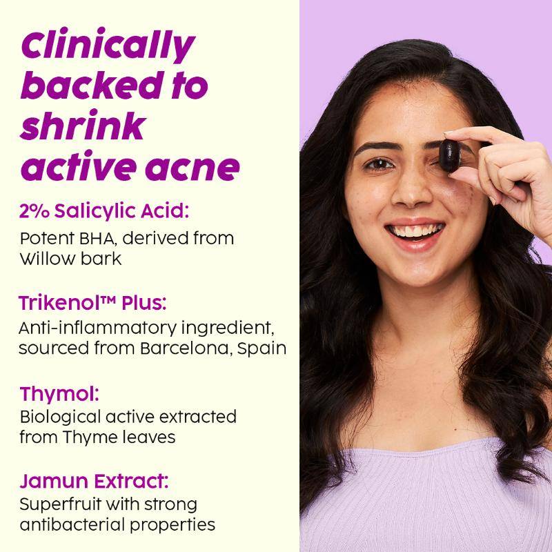 2% Salicylic Acid Acne Spot Corrector Gel For Reducing Active Acne, Controls Oil and Acne Scars | PL1 - view 3
