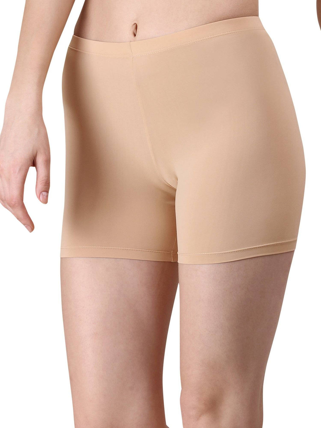 Mid Rise Soft Polyamide Spandex Mid Thigh Length Cycling Shorts - view 7