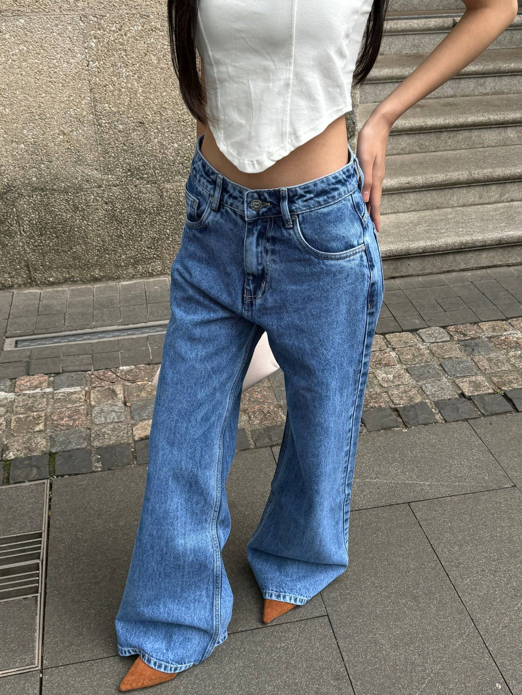 offduty Vintage Wide Leg Jeans | WL90 - view 4