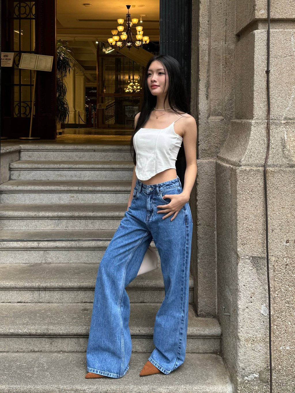 offduty Vintage Wide Leg Jeans | WL90 - view 5