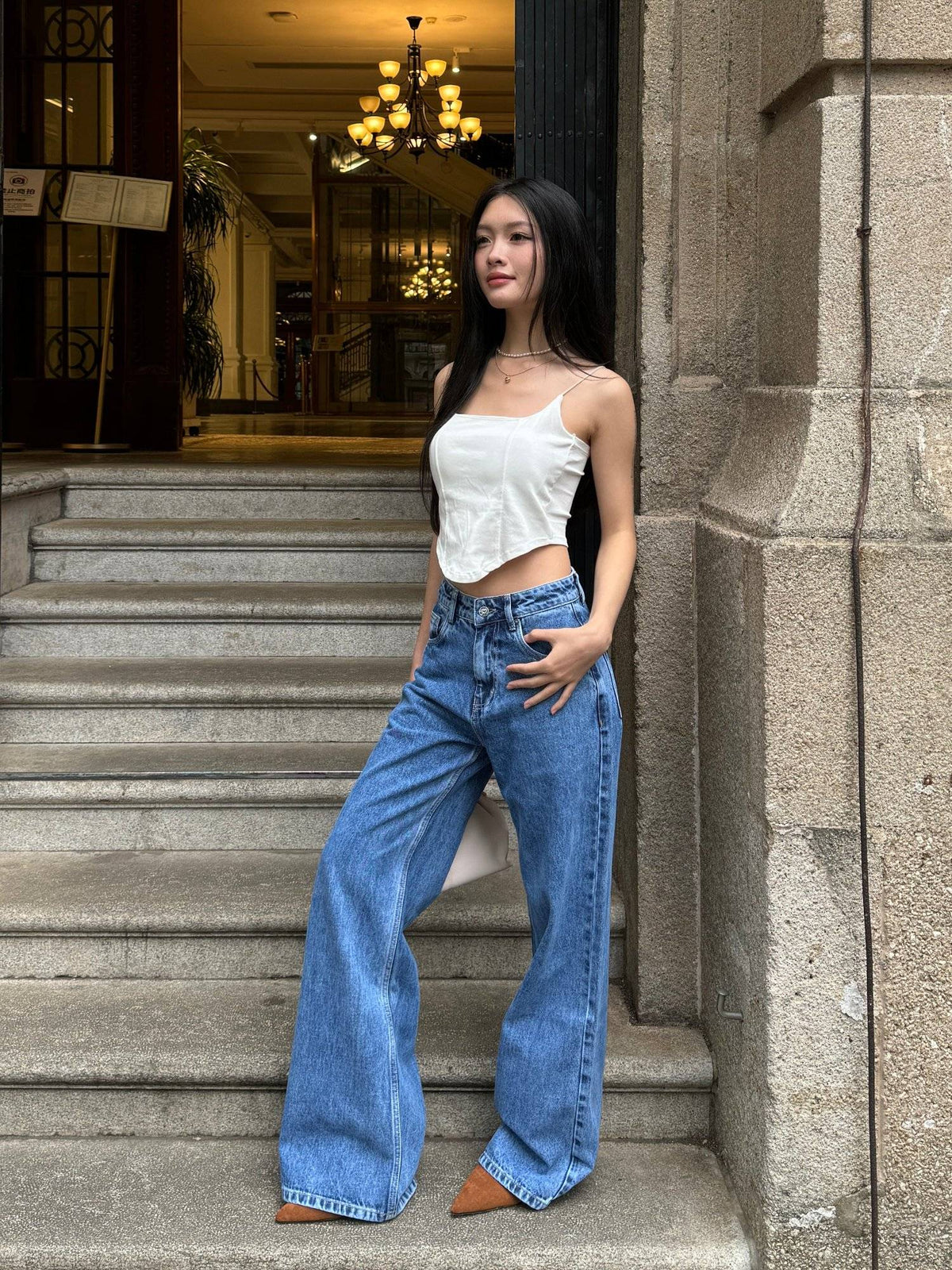 offduty Vintage Wide Leg Jeans | WL90 - view 5