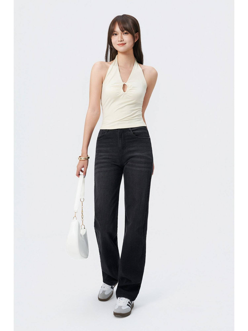 Not Your Daddy's Straight Leg Jeans- Black | ST23 - view 1