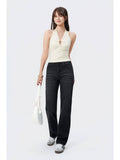Not Your Daddy's Straight Leg Jeans- Black | ST23 - view 1