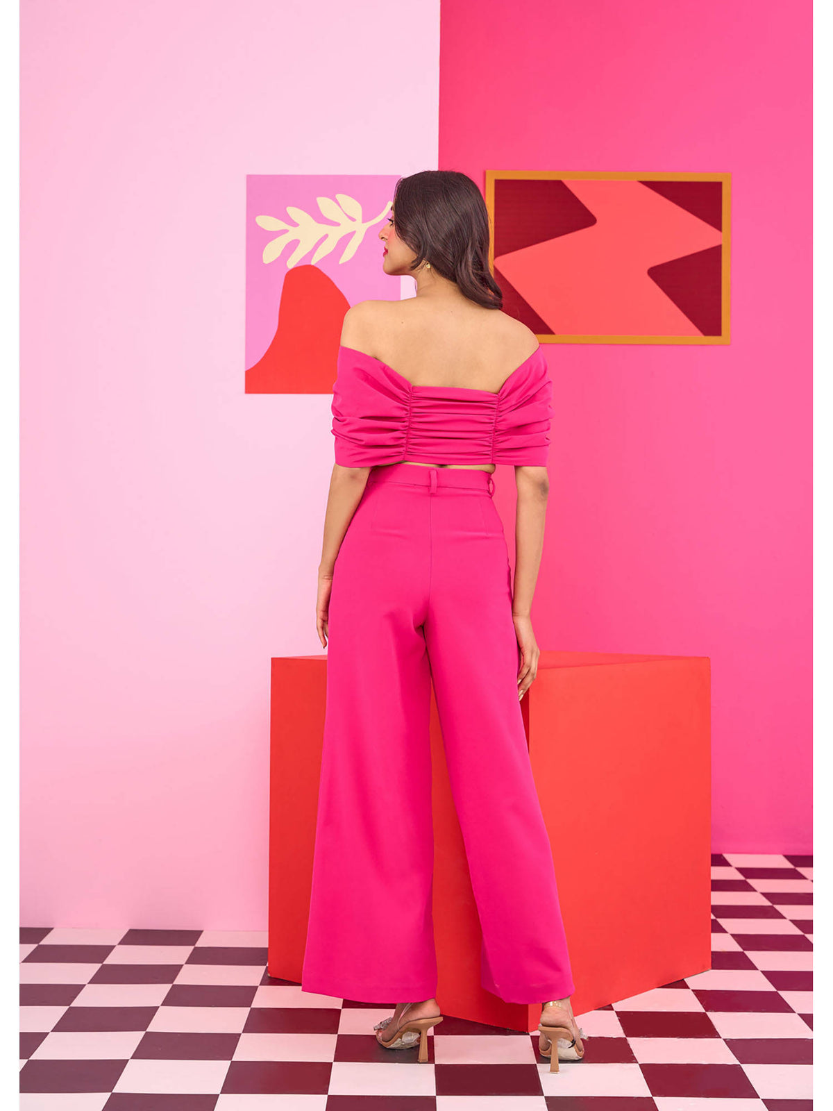Emily In Paris Pink Bow Crop Top | CT61 - view 3