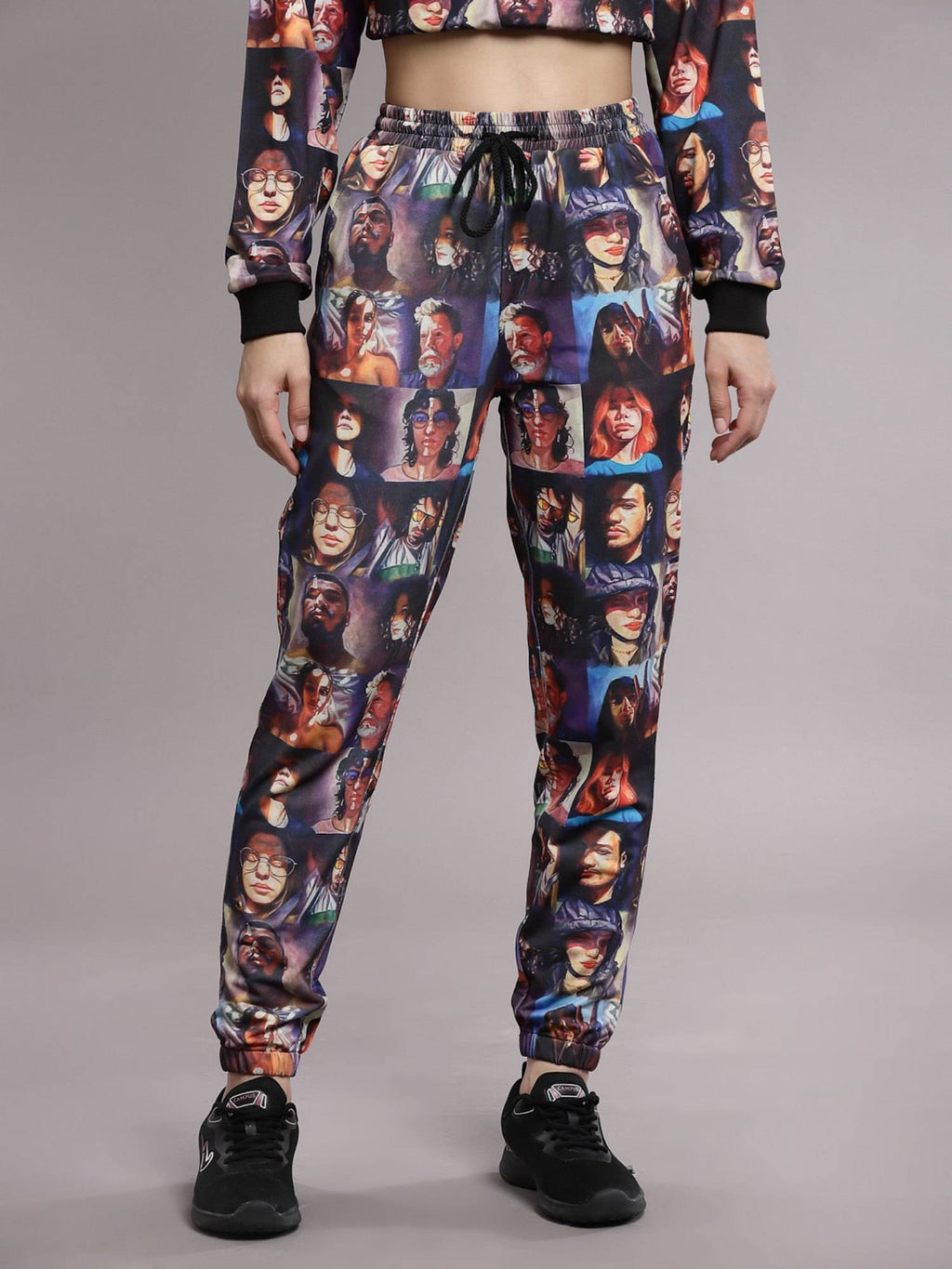 Face Printed Jogger | WJ89 - view 1
