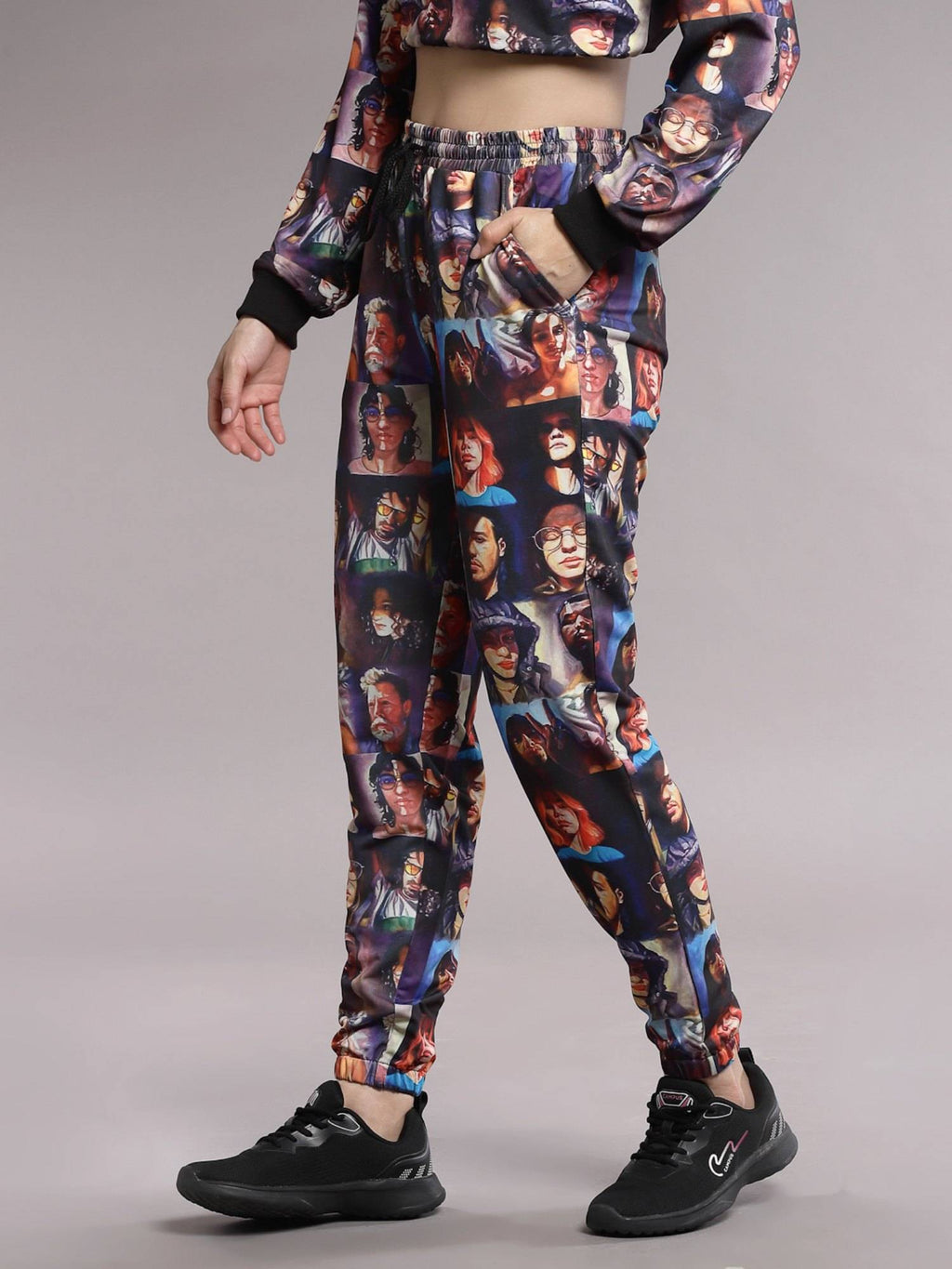 Face Printed Jogger | WJ89 - view 3