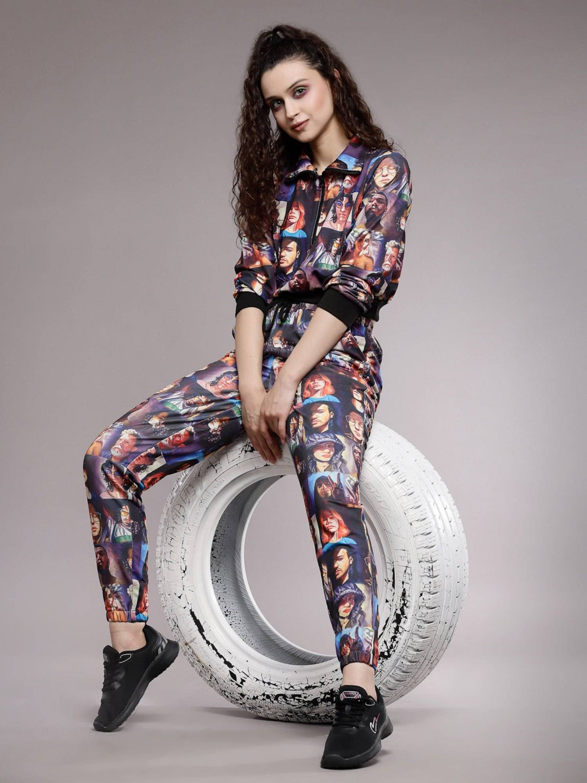 Face Printed Jogger | WJ89 - view 5