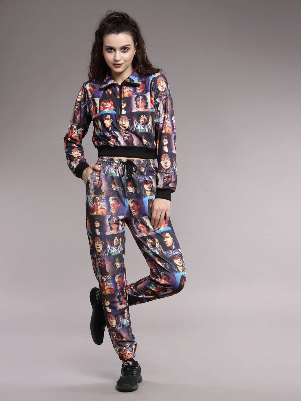 Face Printed Jogger | WJ89 - view 6