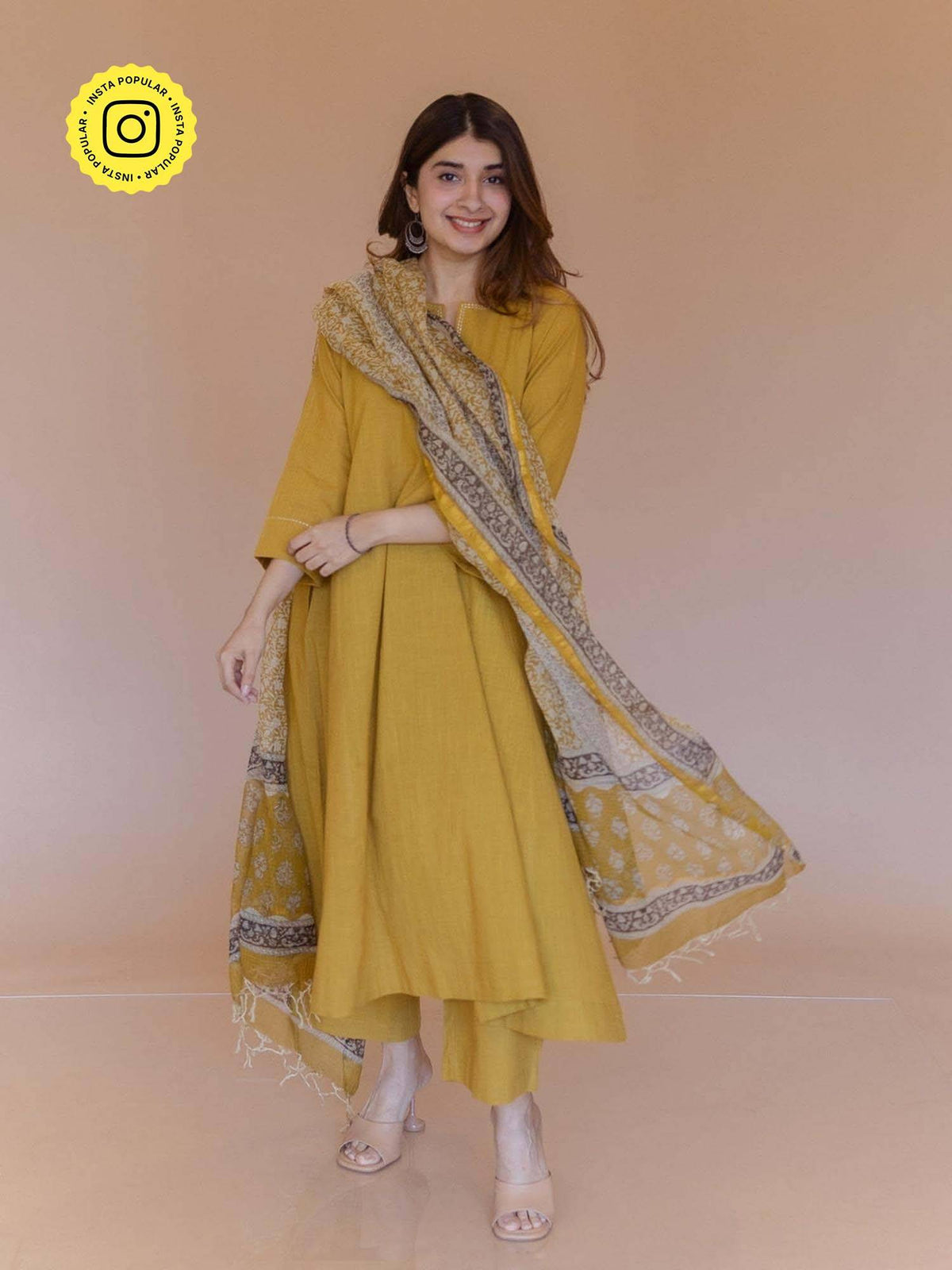 Nyra Red Solid Slub Cotton Jhabbha Kali Kurta with Hand Embroidery | KDG - view 11