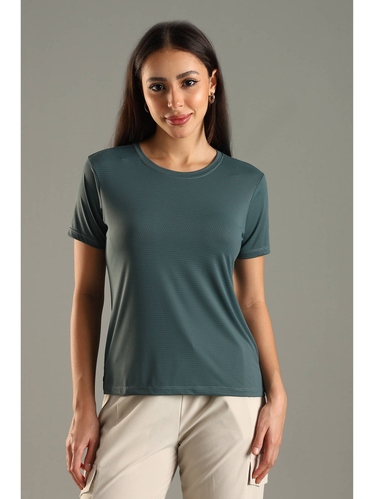 Women Pink Soft and Stretchy Nylon Sports Top | TT89 - view 11