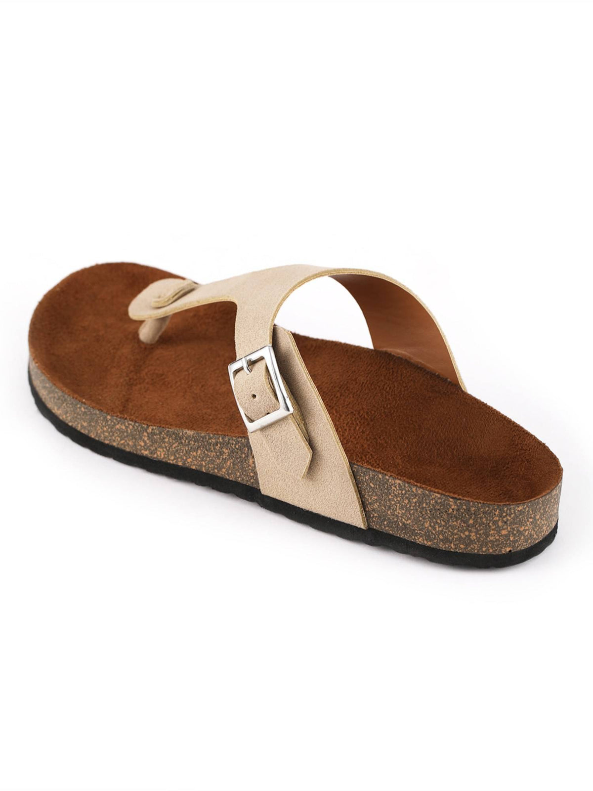 Women Beige Solid Sandals | SD89 - view 3