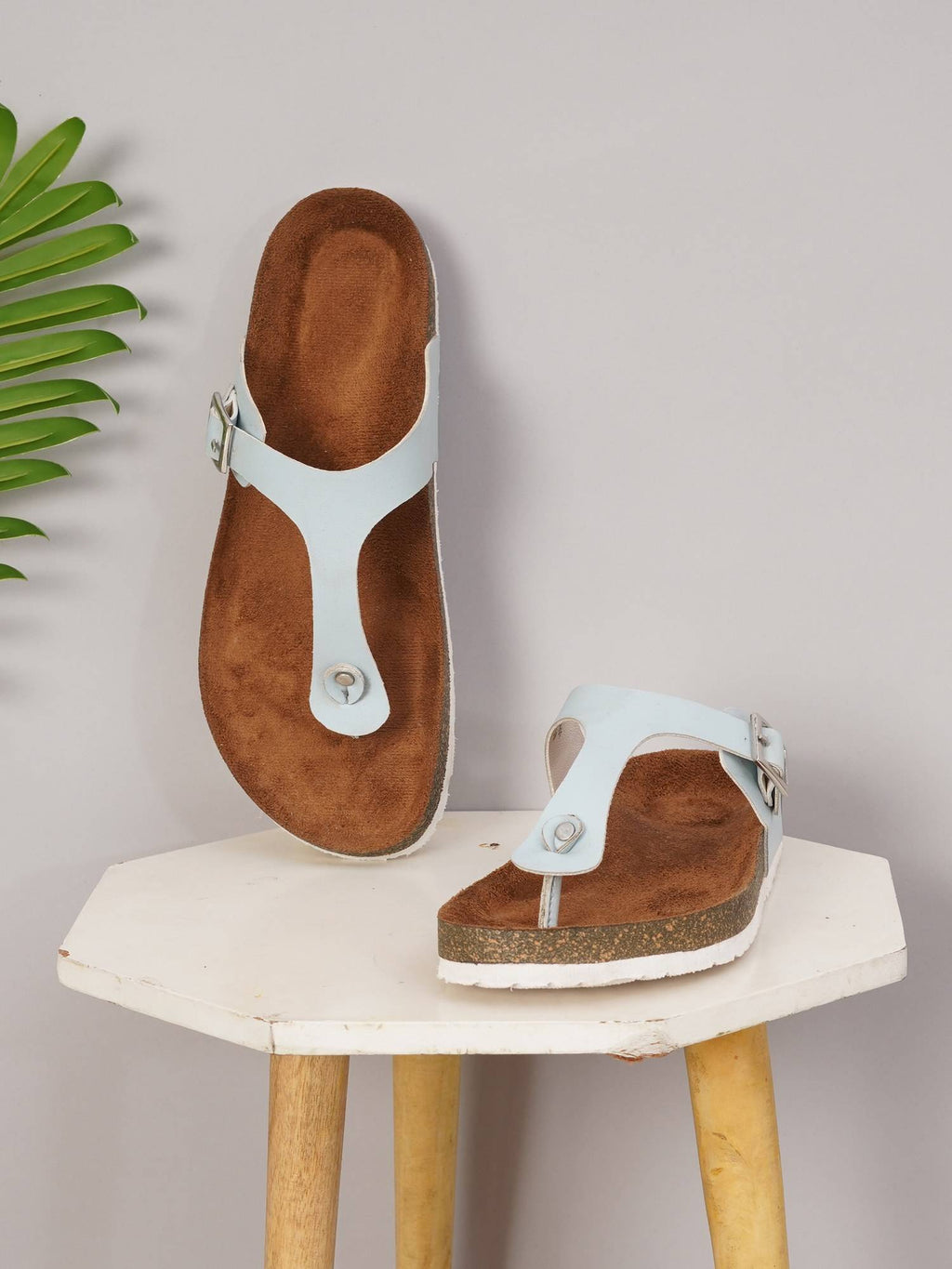 Women Rose Gold Solid Sandals | SD89 - view 8