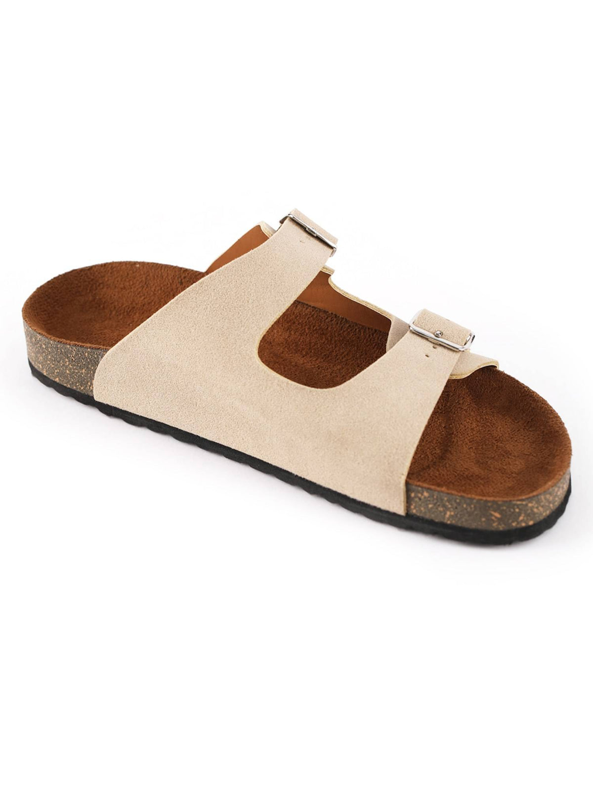 Women Beige Solid Sandals | SD89 - view 2