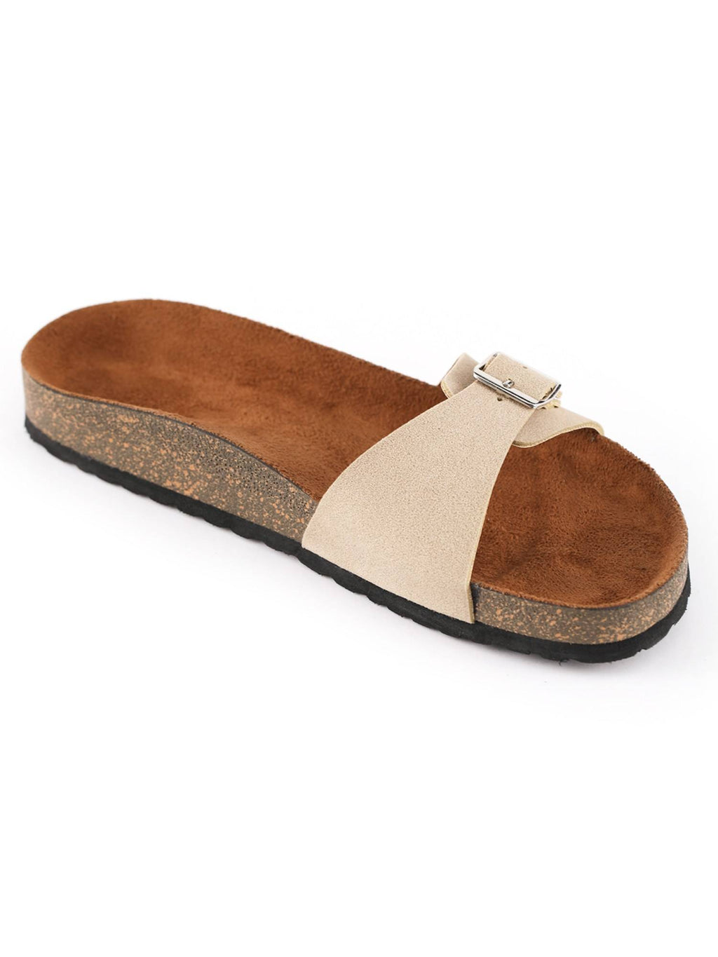 Women Beige Solid Sandals | SD89 - view 2