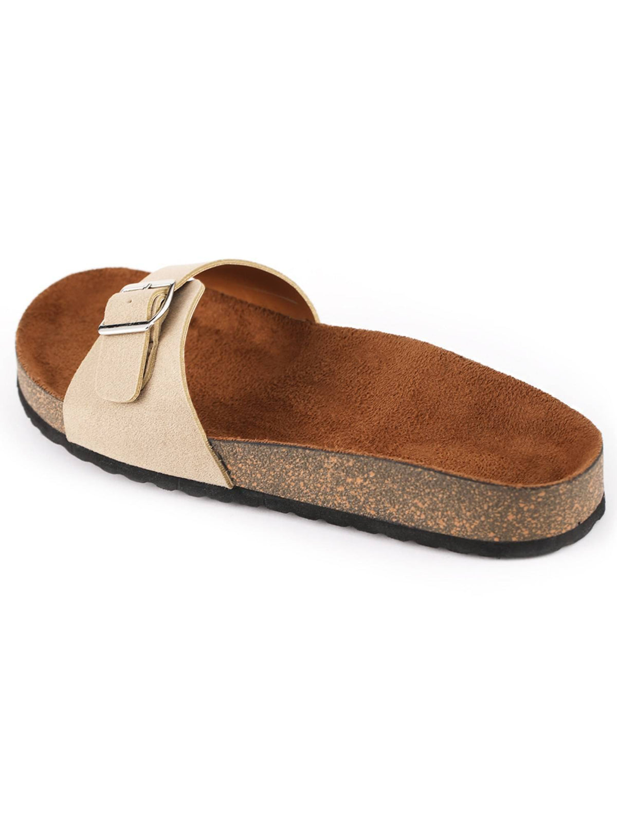 Women Beige Solid Sandals | SD89 - view 4