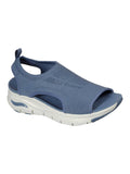 Grey Mesh Rubber Women Sandals | SD89 - view 1