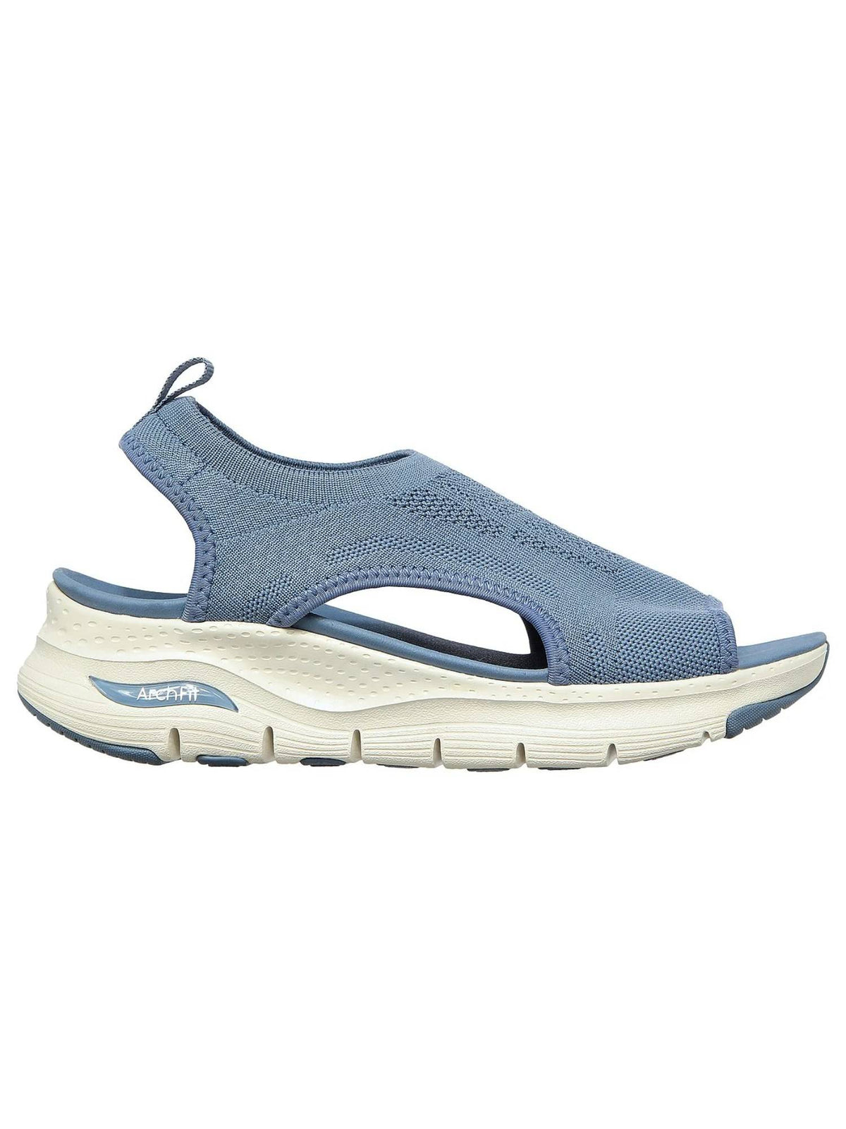 Grey Mesh Rubber Women Sandals | SD89 - view 2