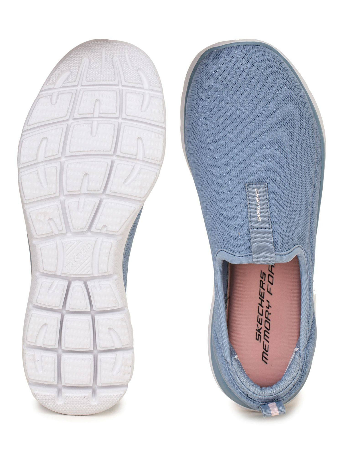 Blue Mesh Rubber Women Running Shoes | SH9 - view 4