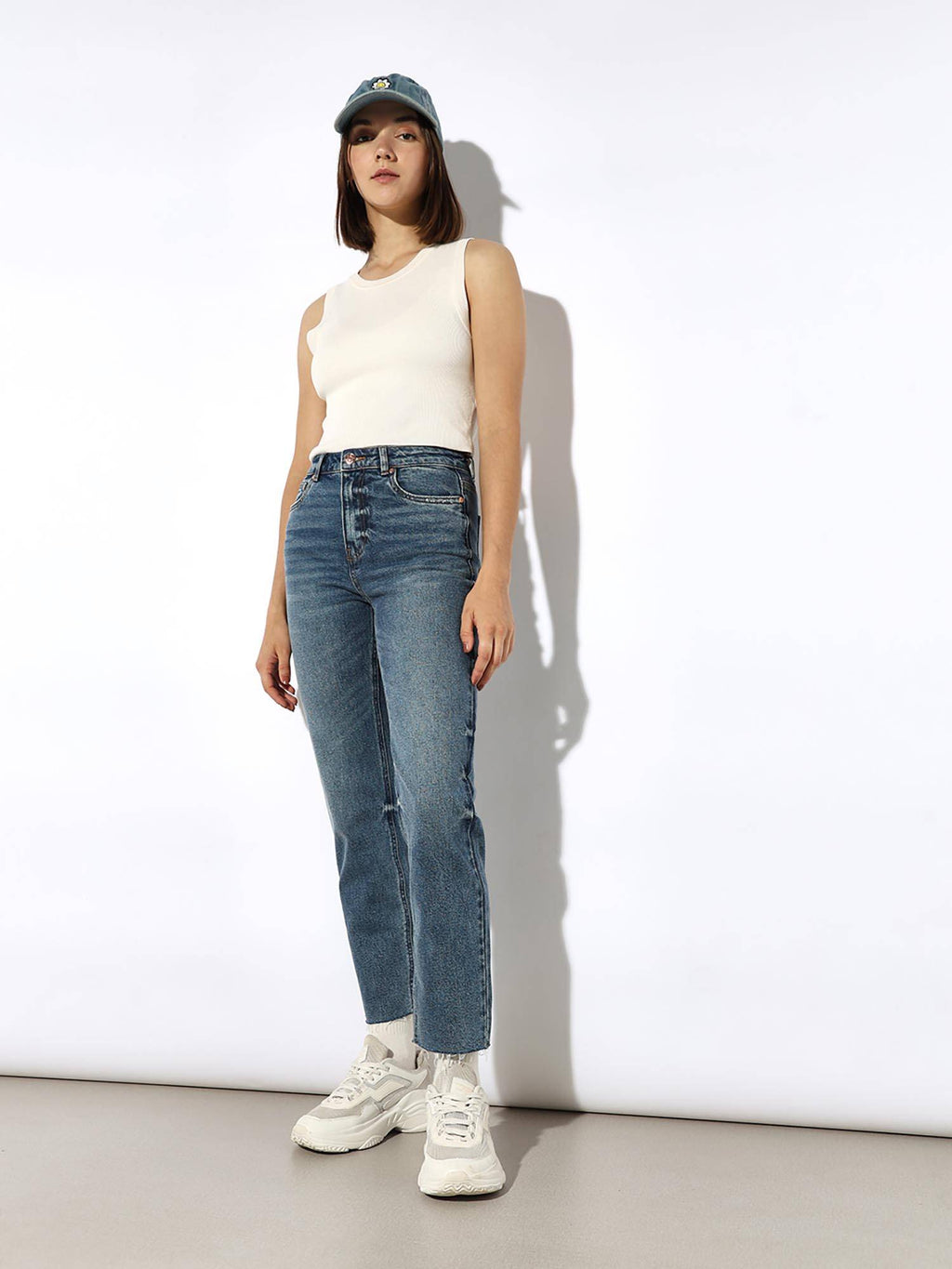 Blue Straight Fit Jeans | ST23 - view 3